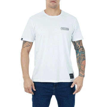 T-SHIRT INVICTUS FREEDOM SNAKE BRANCO GG