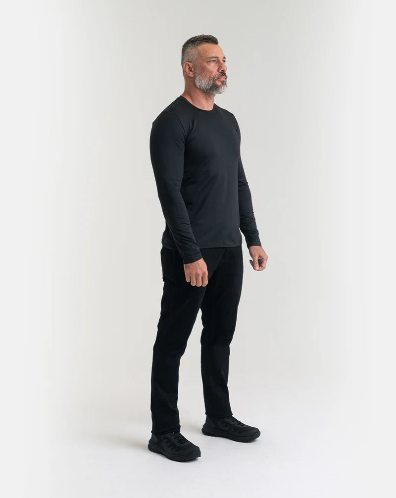 BLUSA SEGUNDA PELE INVICTUS SHADE MASC PRETO G