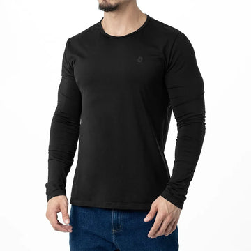 BLUSA SEGUNDA PELE INVICTUS THERMO COMFORT MASCULINA PRETA M