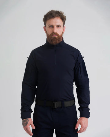CAMISA DE COMBATE INVICTUS HAWK 3.0 MASC AZUL MARINHO