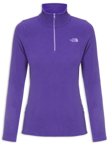 PULOVER FEMININO ADULTO GLACIER 1/4 ZIP 2REDN WC7 Lilas PP