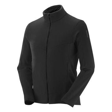 JAQUETA FLEECE SALOMON POLAR LT FZ M BLACK P