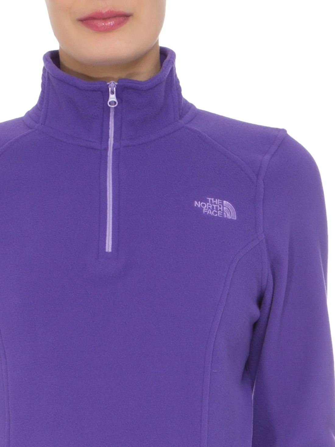 PULOVER FEMININO ADULTO GLACIER 1/4 ZIP 2REDN WC7 Lilas PP