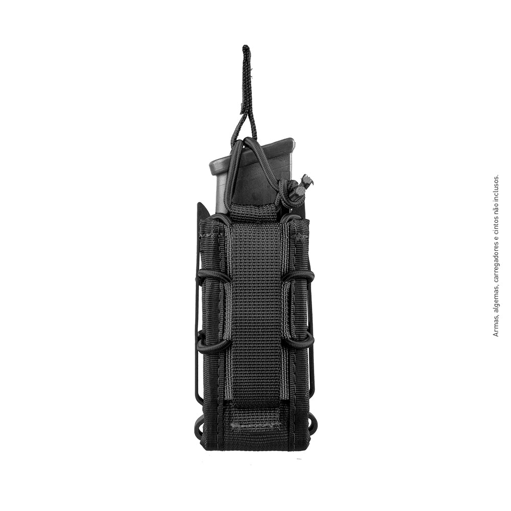 PORTA CARREGADOR RELOAD PISTOL INVICTUS PRETO