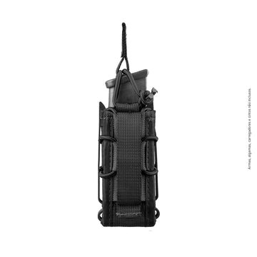 PORTA CARREGADOR RELOAD PISTOL INVICTUS PRETO