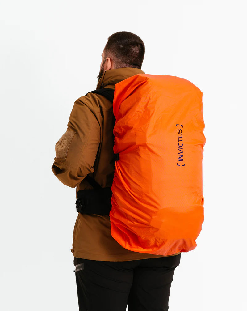 CAPA DE CHUVA PARA MOCHILA IMPERMEÁVEL INVICTUS DRYPACK LARANJA 20L - 40L