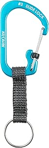 CSLAW3-03-R6 - Chaveiro Mosquetao Nite Ize SlideLock Key Ring CSLAW3-03-R6 aluminio