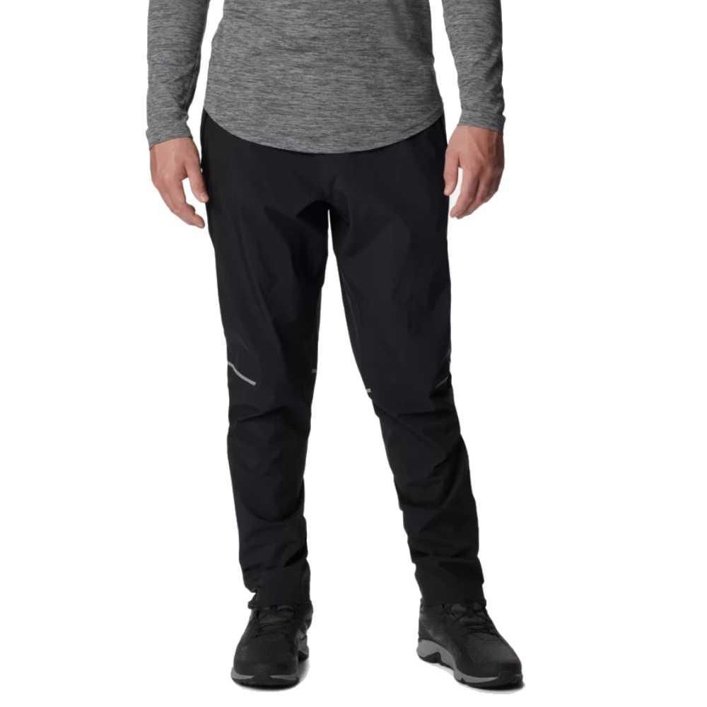 CALCA MASCULINA ANORAK HAZY TRAIL RAIN PANT BLACK COLUMBIA P