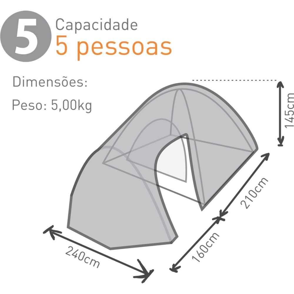 Barraca Zeus 5P Verde Guepardo