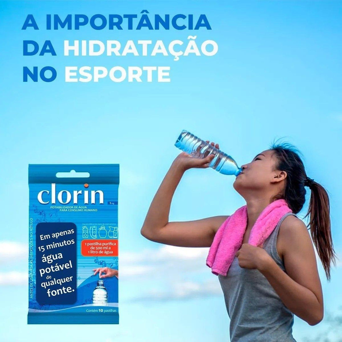 CARTELA DE CLORIN 1MG (10 COMPRIMIDOS)