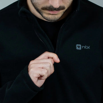JAQUETA FLEECE NTK MASCULINO G PRETO