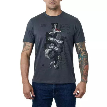 T-SHIRT INVICTUS CONCEPT SNAKE CINZA GG