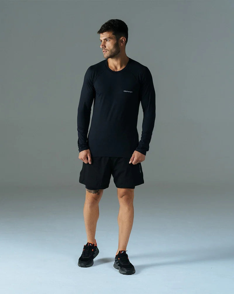 BLUSA SEGUNDA PELE UV GALAPAGOS VELLA MASC PRETO G