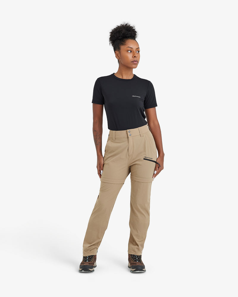 CALÇA CONVERSÍVEL GALAPAGOS ATLAS FEM CAQUI