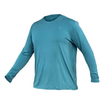 CAMISA UV CURTLO ACTIVE SENSE ML MASC VD PETROLEO M