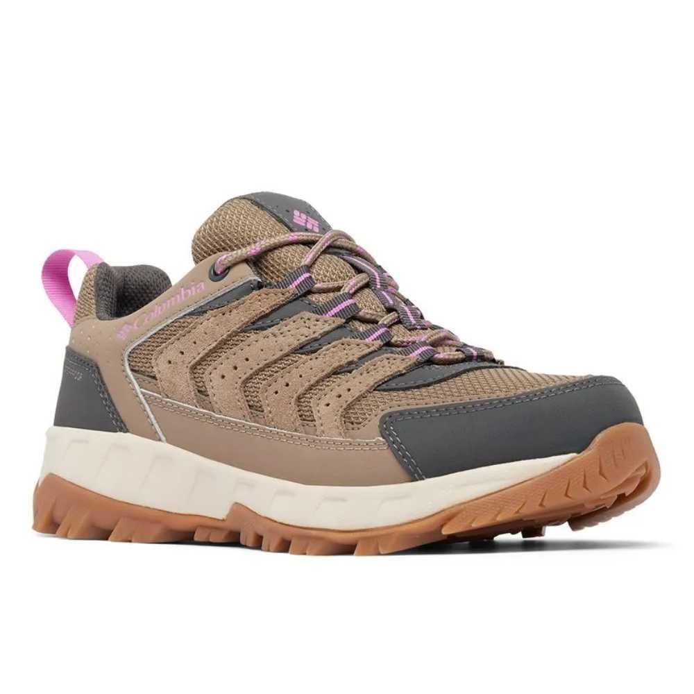 TENIS COLUMBIA STRATA TRAIL LOW FEM WP - WET SAND/ BERRY PATC