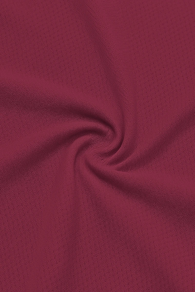 Nos Alpes Camiseta Dry Fit UV Manga Longa Basica - Feminina - Bordo - M