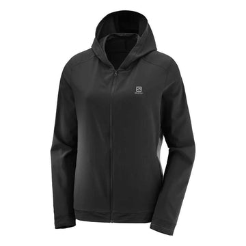JAQUETA FIT HOODIE II SALOMON FEMININA  PT G