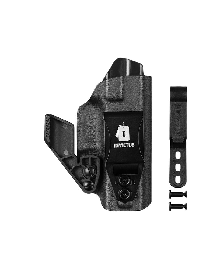 COLDRE INVICTUS KYDEX VELADO 2.0 BR DESTRO PARA GLOCK STANDARD PRETO