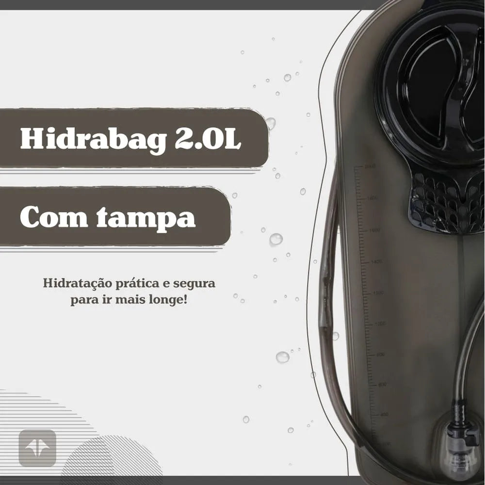 REFIL DE HIDRATAÇÃO NTK HIDRABAG 2.0L ABERTURA ROSQUEAVEL