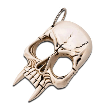 BK-15BC - Chaveiro soco-ingles em nylon - Caveira