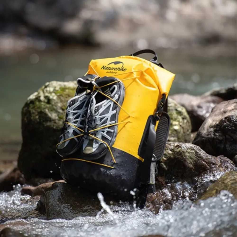 Mochila Estanque Impermeavel IPX6 40L Amarelo