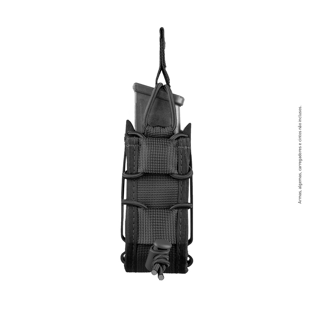 PORTA CARREGADOR RELOAD PISTOL INVICTUS PRETO